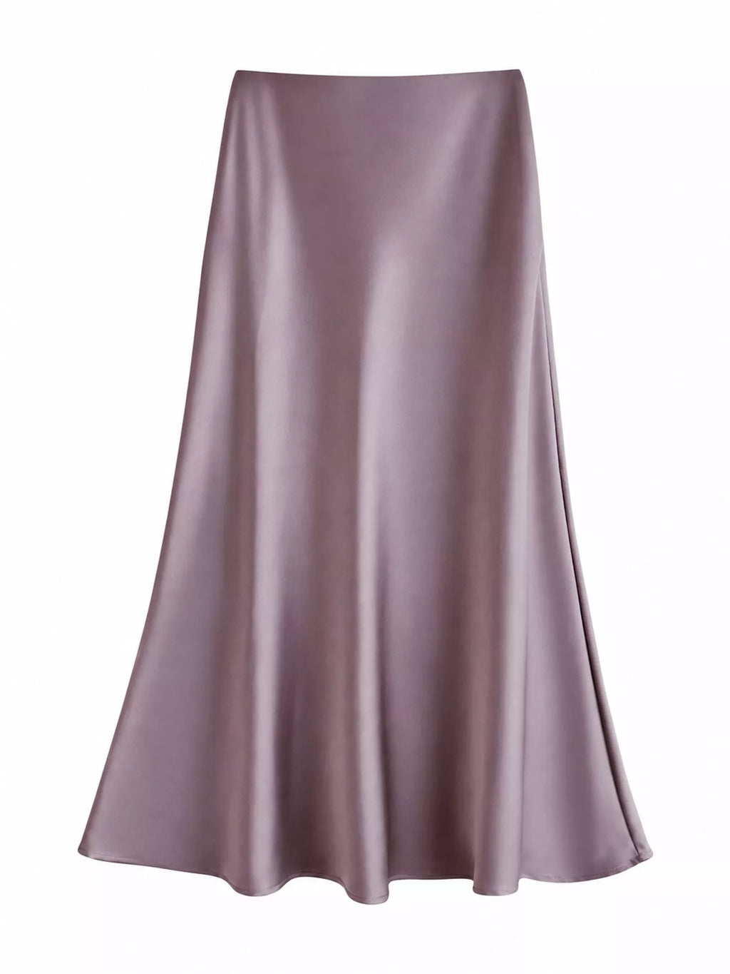 Full Size High-waisted Satin Midi Skirt Plus (6)