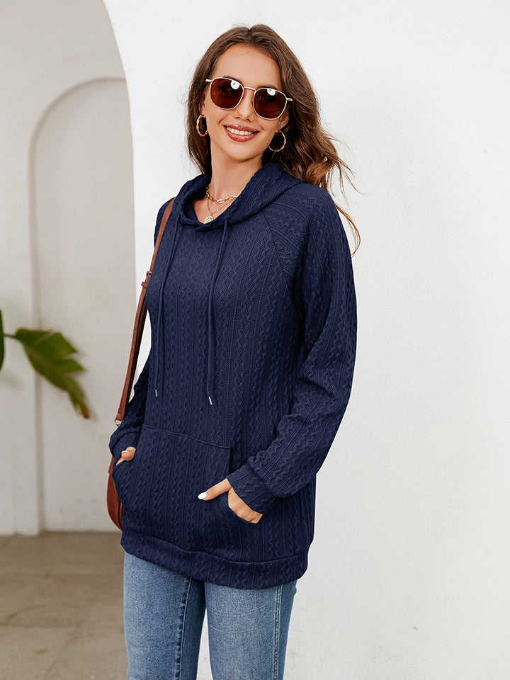 Raglan Sleeve Front Pocket Hoodie (10)