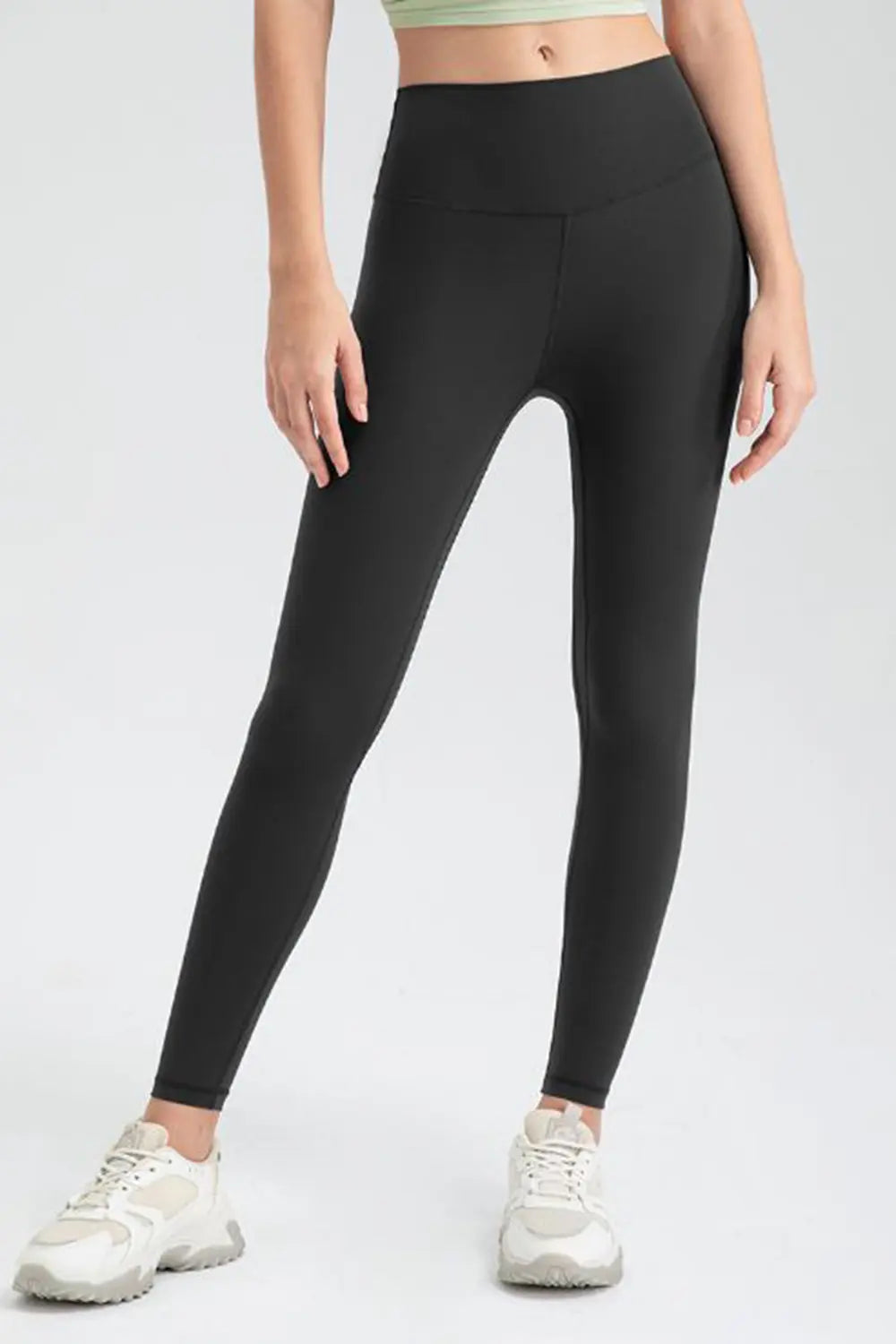 Wide Waistband Slim Fit Active Leggings (10)