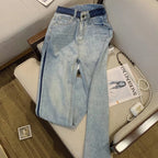 Contrast Wide Leg Jeans photo 4