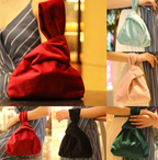 Silk Satin Knot Handbag photo 1