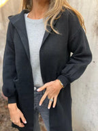 Full Size Open Front Drop Shoulder Hooded Cardigan Plus (11)