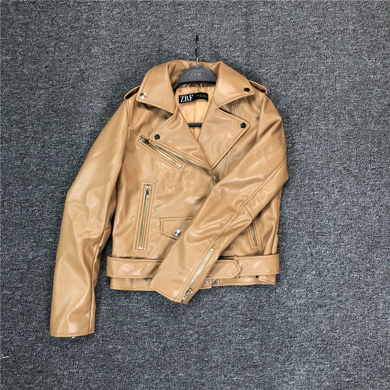 Leather Jacket variant CJNSWTJK00266-Coffee color-XS|CJNSWTJK00266-Coffee color-L|CJNSWTJK00266-Coffee color-S|CJNSWTJK00266-Coffee color-XL|CJNSWTJK00266-Coffee color-M
