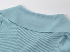 French Lapel Metal Buckle Long Sleeve Long Sheath Skirt photo 9