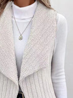 Open Front Fuzzy Vest Coat (6)