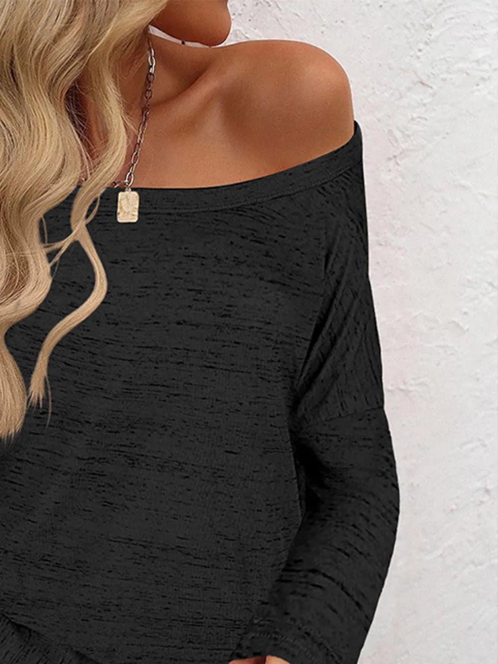 Full Size Heathered Long Sleeve Top (6)