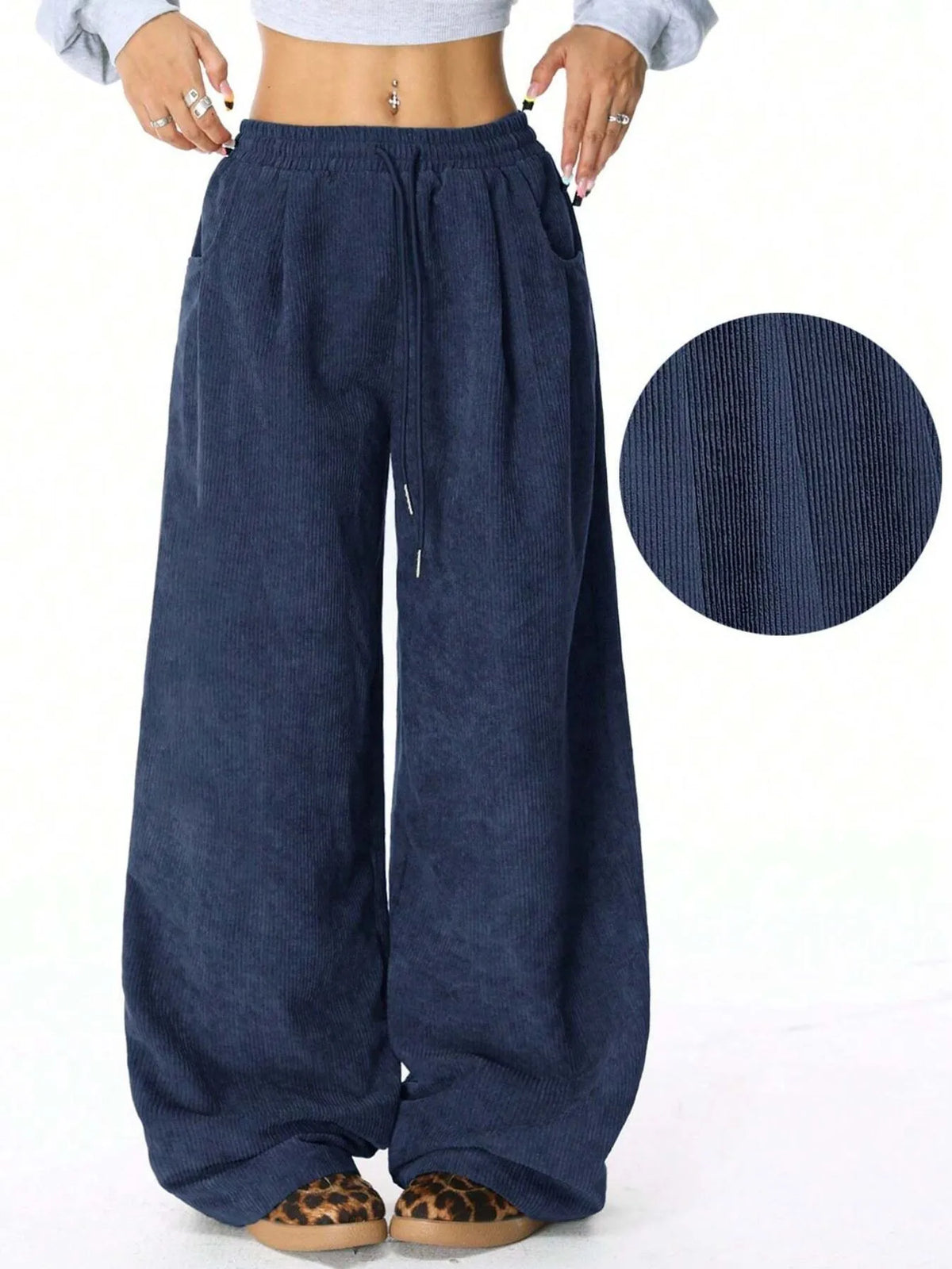 Drawstring Wide Leg Pants (12)