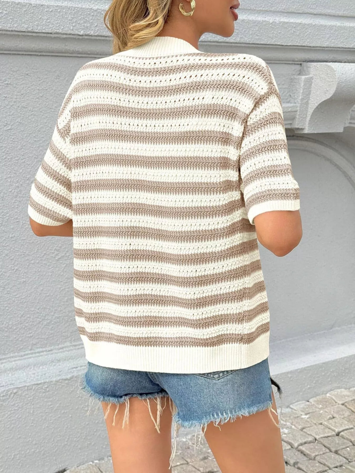 Striped Button Up Cardigan (9)