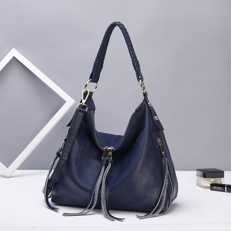 Casual Leather Shoulder Bag Large Capacity variant CJNS139569101AZ