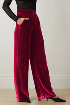Loose Fit High Waist Long Pants Pockets (16)
