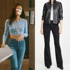 Big High Waist Slim-fit Trousers photo 1