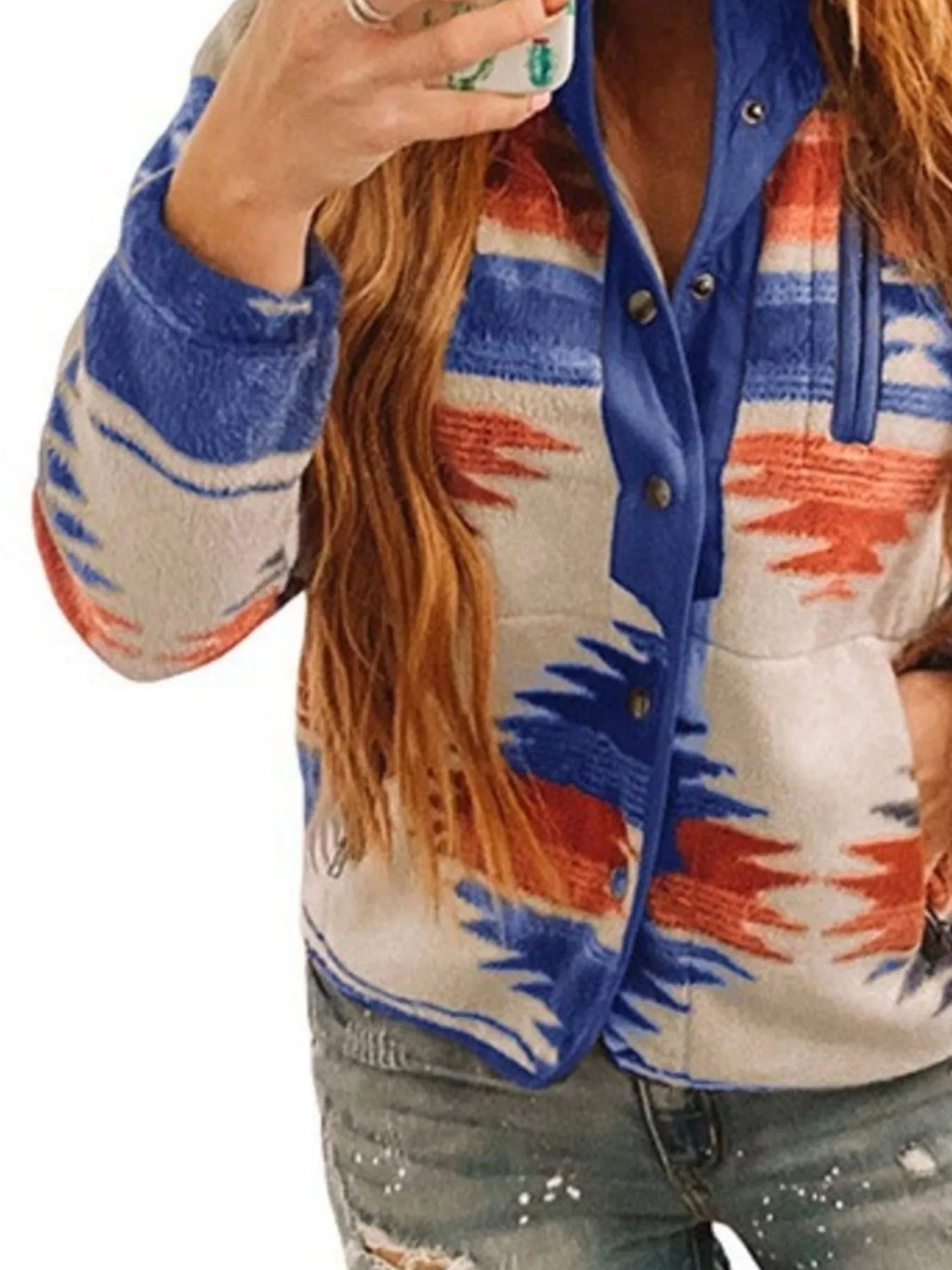 Geometric Snap Down Jacket (6)