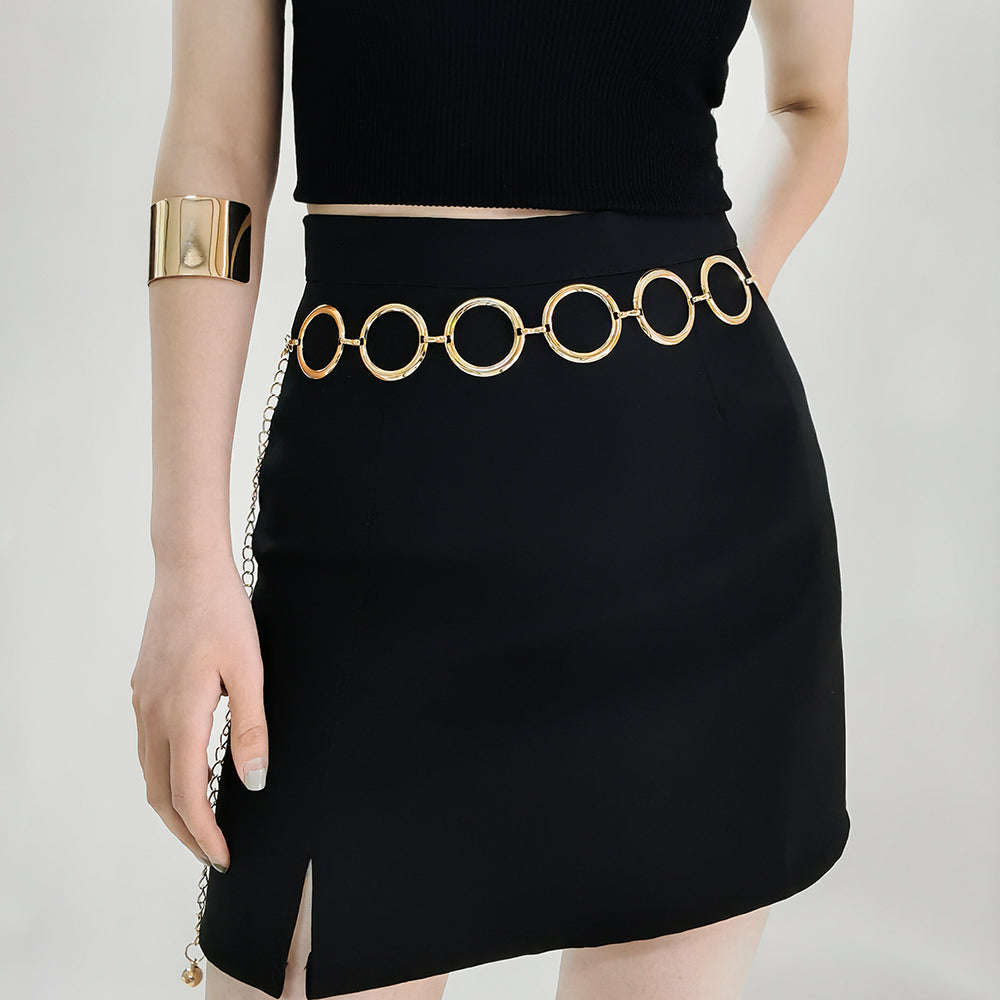Circle Metal Chain Belt photo 1