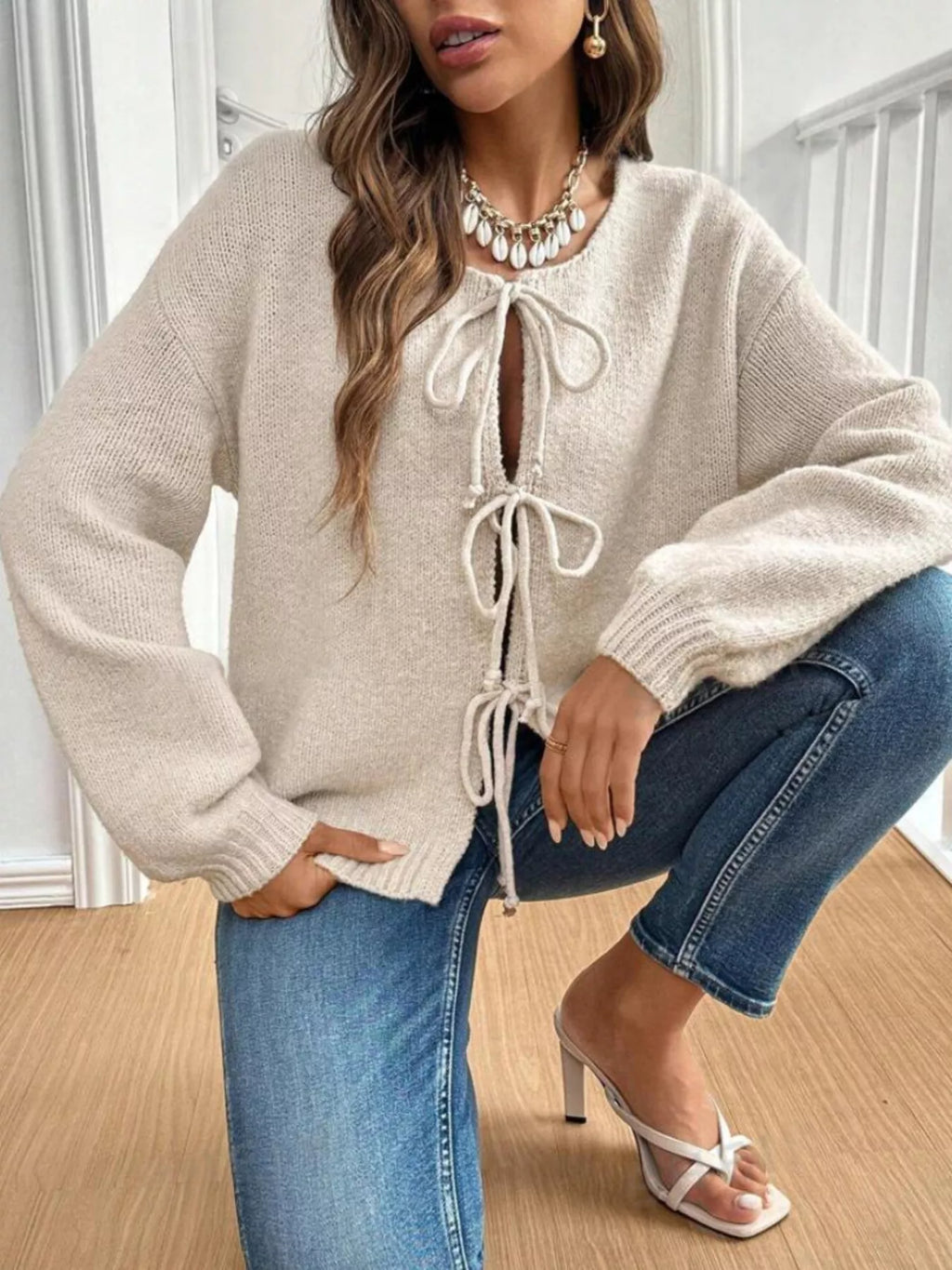 Tie-front Long Sleeve Cardigan (8)