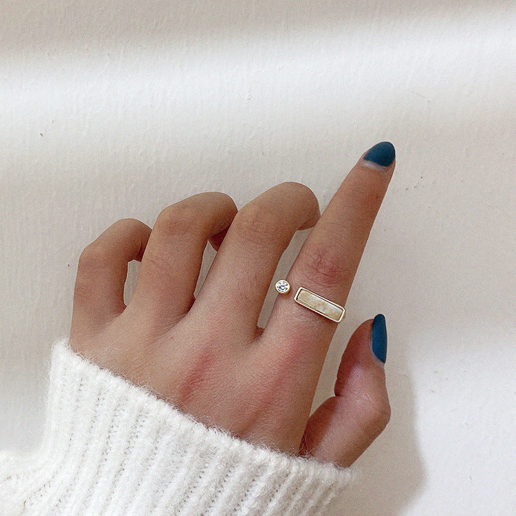 Vintage Design Zircon Marble Ring (6)