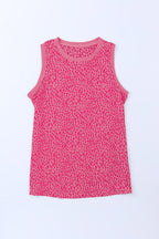 Printed Round Neck Tank Top (2)