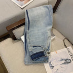 Contrast Wide Leg Jeans photo 3