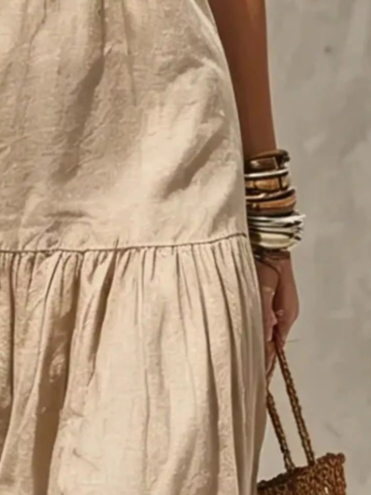 Sleeveless Tiered Maxi Dress (8)