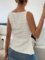 Textured Button-front Tank (11)