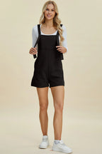 Full Size Texture Sleeveless Romper (19)