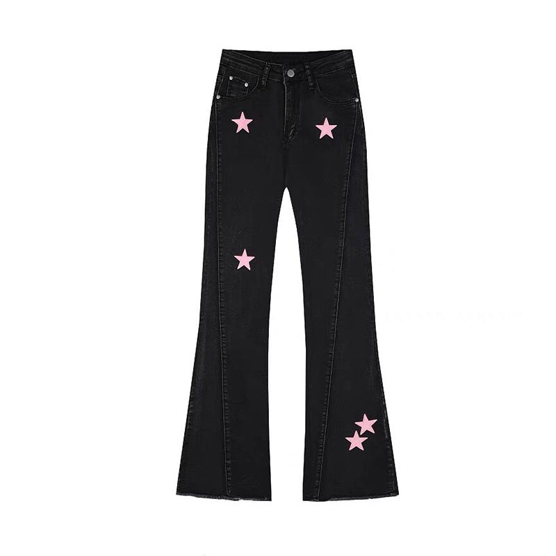Black Retro Wide Leg Jeans photo 5