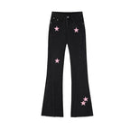 Black Retro Wide Leg Jeans photo 5
