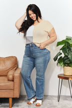 Block V-neck Knit Top (10)