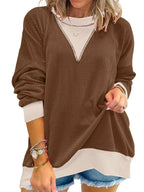 Contrast Dropped Shoulder Sweatshirt (17)