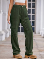 High-waisted Cargo Jeans (10)