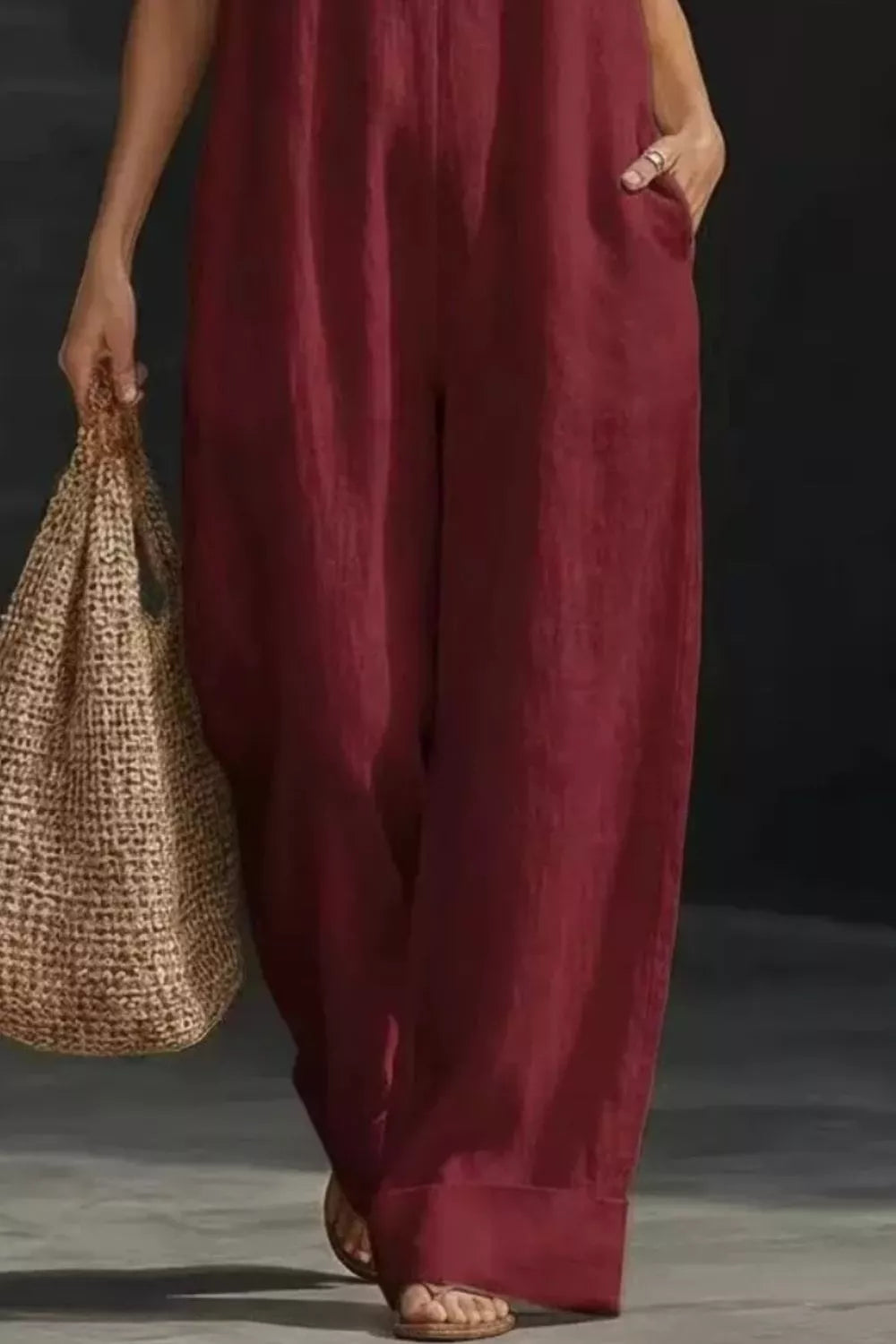 Sleeveless Wide Leg Jumpsuit (15)