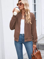 Textured Zip Up Jacket (8)
