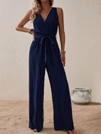 Tied Surplice Sleeveless Wide Leg Jumpsuit (26)