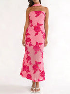 Floral Tube Dress Scarf