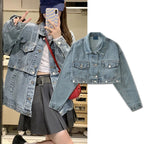 Vintage Denim Jacket Detachable Top photo 13