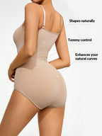 Full Size Scoop Neck Butt Lifting Bodysuit (9)
