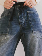 Drawstring Wide Leg Cropped Jeans (17)
