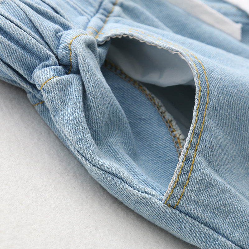 Strawberry Loose Wide-leg Jeans photo 7