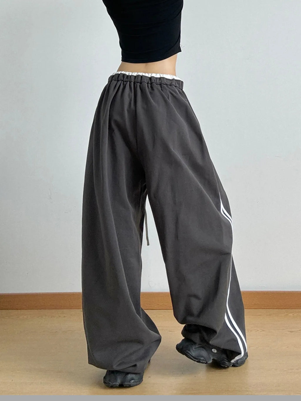 Wide Leg Drawstring Pants (5)