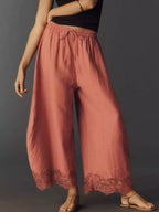 Drawstring Wide Leg Pants (8)