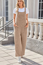 Square Neck Wide Strap Overalls Pockets (29)