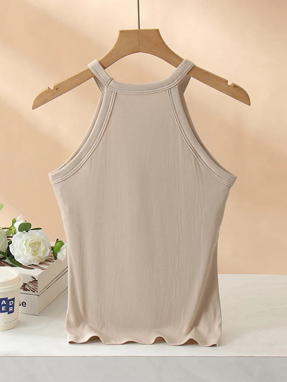 Grecian Neck Tank Chest Pads (3)