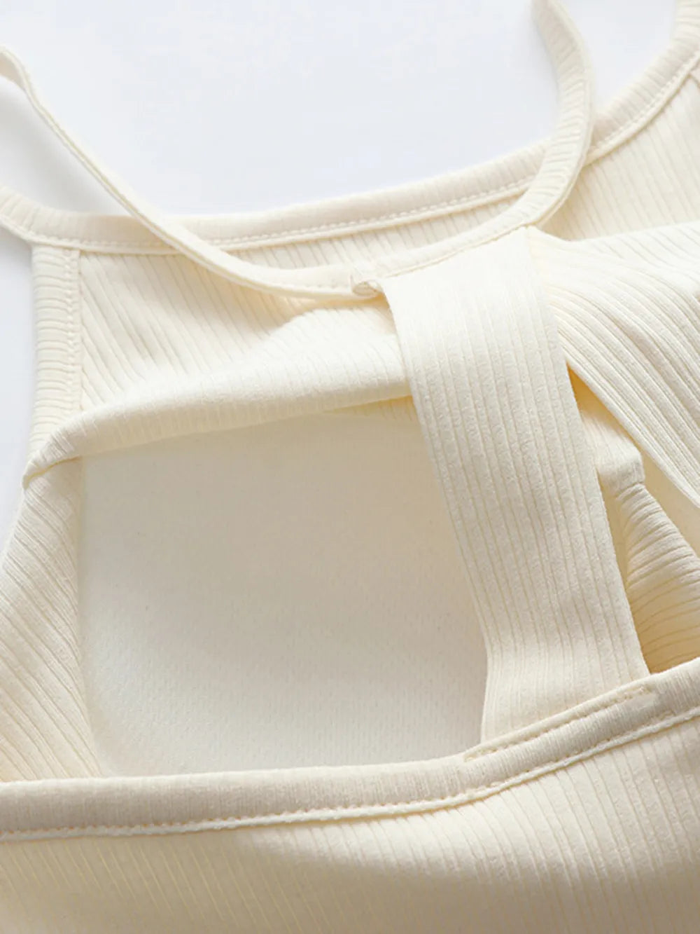 Grecian Neck Cropped Tank Chest Pads (13)