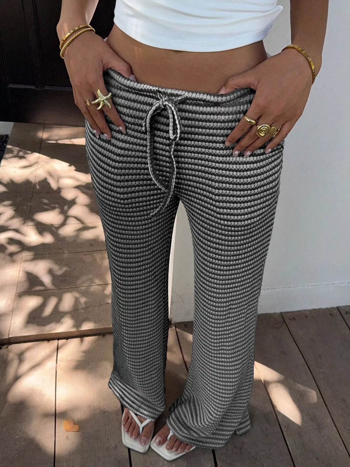 Drawstring Wide Leg Pants (16)