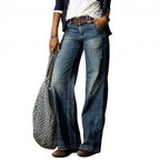 Pocket Casual Straight-leg Jeans photo 1