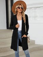 Open Front Long Sleeve Cardigan (15)