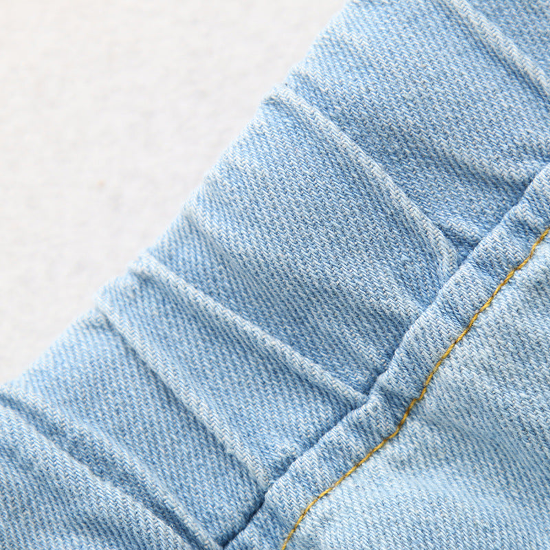 Strawberry Loose Wide-leg Jeans photo 10