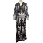 Printed V-neck Dress photo 1