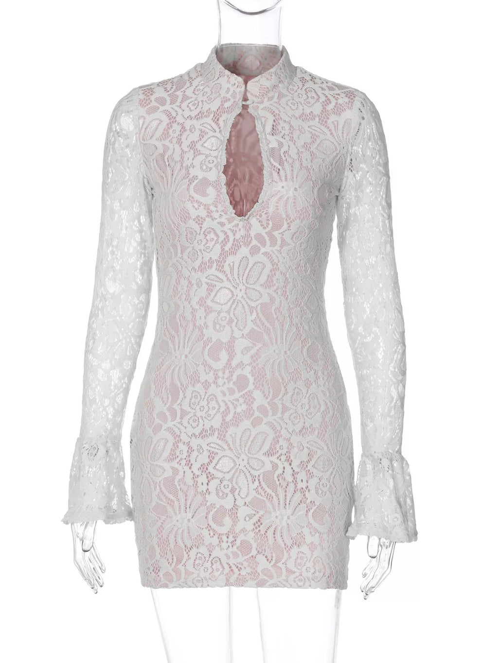 Lace Cutout Long Sleeve Mini Dress (17)