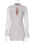Lace Cutout Long Sleeve Mini Dress (17)