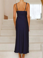 Satin Asymmetrical Midi Dress (34)